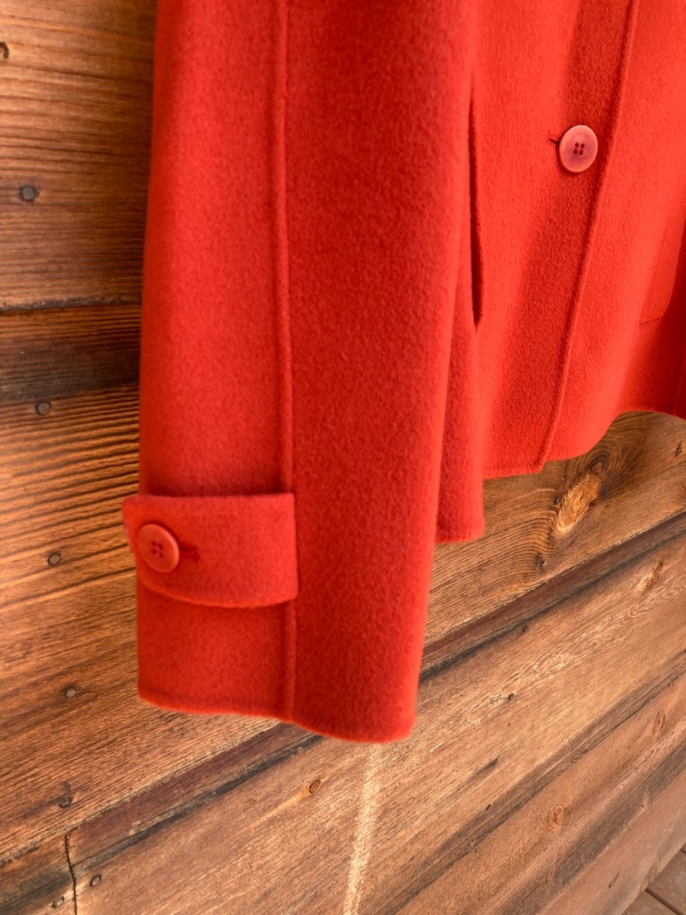 Wool Orange Jacket - Picture 4 of 10